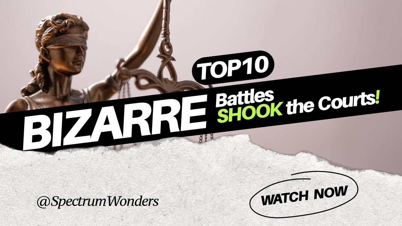 Bizarre Battles Top 10 Weird Lawsuits That Shook the Courts! 😱⚖️ 