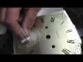 RE-SILVERING A BRASS CLOCK DIAL