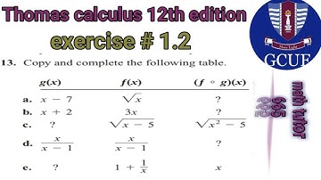 ||Thomas calculus 12th edition exercise#1.2question#13(a,b,c,d,e,f,g,h)||Urdu\Hindi |math tutor 665|