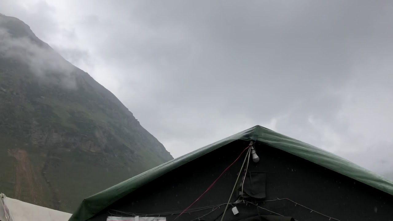 Ratti Galli Kind Of Base Camp And It Starts Raining Within No 