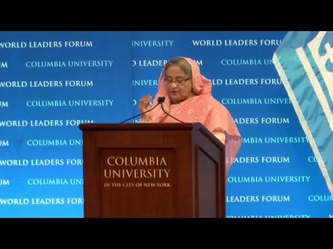 Prime Minister Sheikh Hasina | Columbia World Leaders Forum