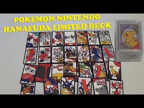 Nintendo Pokemon Hanafuda Deck Pokemon Center Limited 2015
