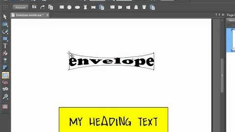Mold Tool in Xara Designer Titles