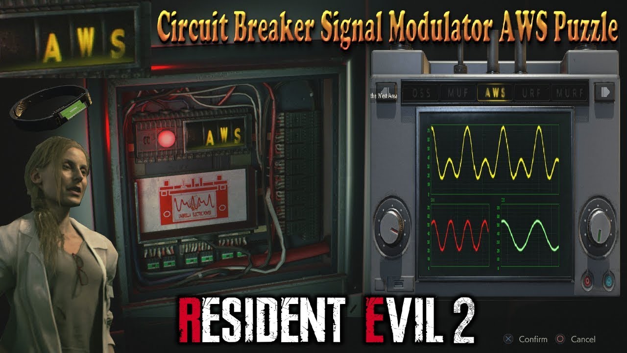 Resident Evil 2 Remake Lab Circuit Breaker Signal Modulator AWS Puzzle