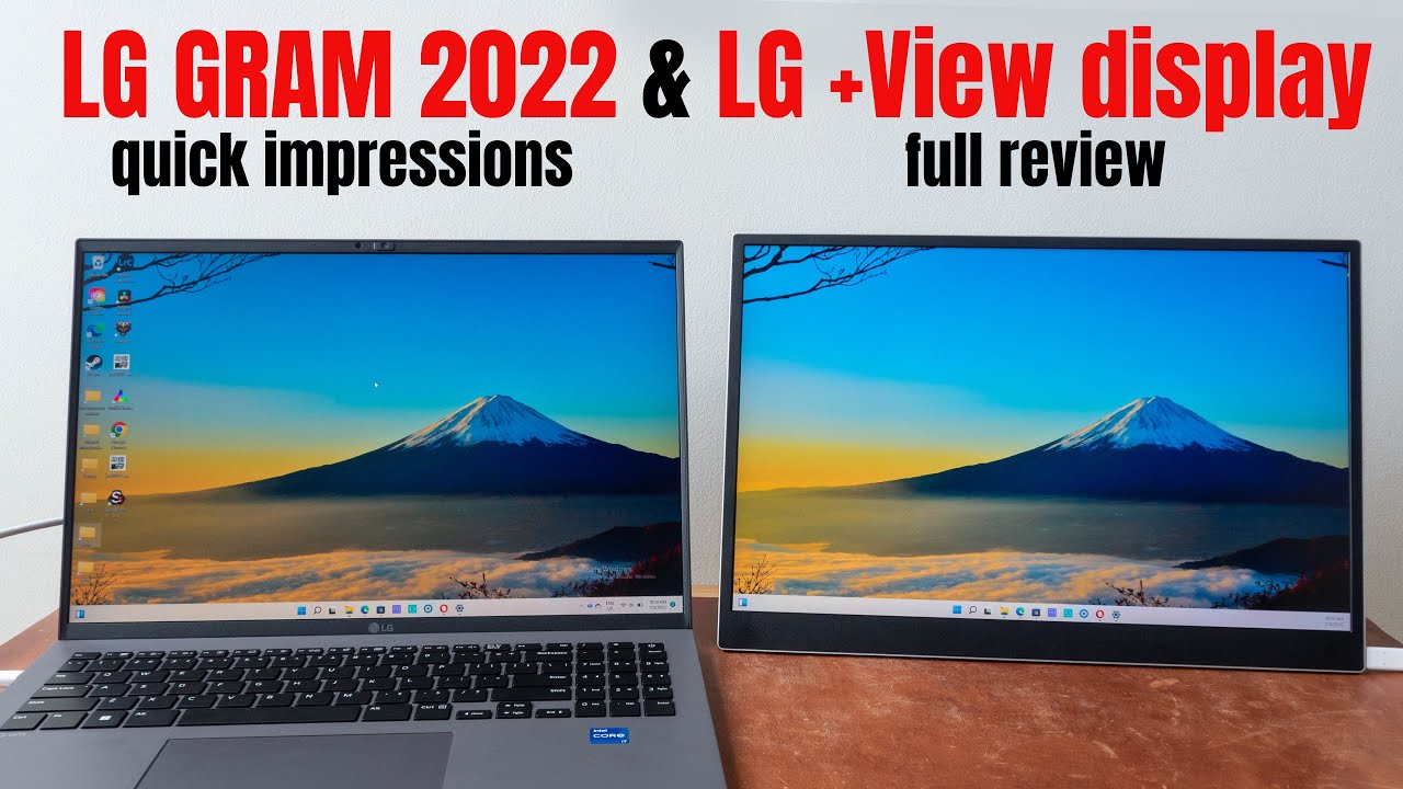 Test combo LG Gram 16 / écran +View : l'ordinateur portable de 16 pouces et  son écran secondaire - ZDNet