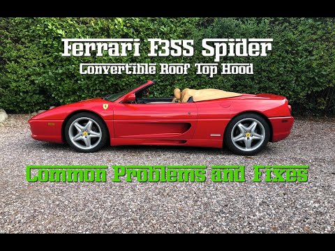 Ferrari 355 Spider Top Roof How to Repair ALL Common Issues F355