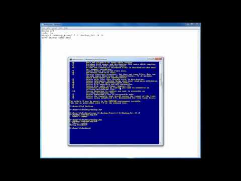 How To Write A Simple Backup Script