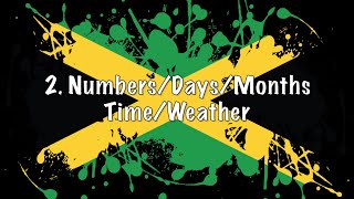 Learn Jamaican Patois With Me 🇯🇲 2. Numbers, Days, Months, Time, Weather