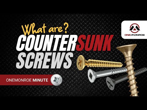 Countersunk Screws: What Are They?
