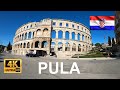 Pula 2021, Croatia - 4K - Virtual Walking Tour - Top Attractions