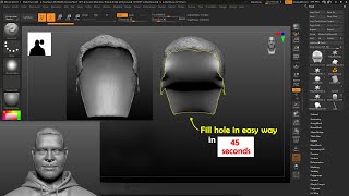 how to Fix Dynamesh holes I How to fill empty space in easy way?