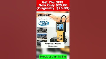 MOTOPOWER MP69033 Car OBD2 Scanner Code Reader #shorts  #productreview  #getbchoice #gadgets