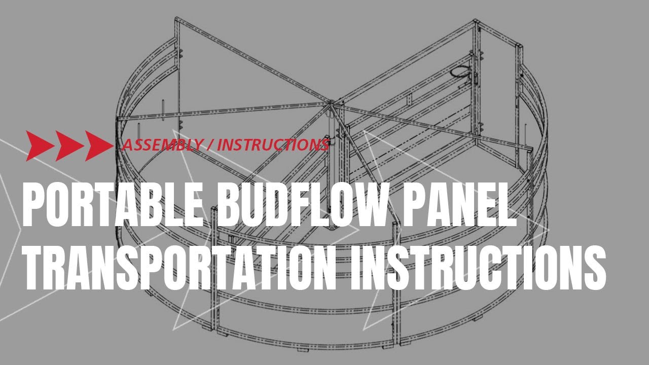Portable Tub Panel Transportation Instructions - BudFlow Model - YouTube