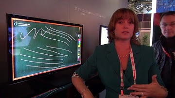 CES 2013 Sharp IGZO LCD 4K 32" touchscreen monitor thin 35mm profile