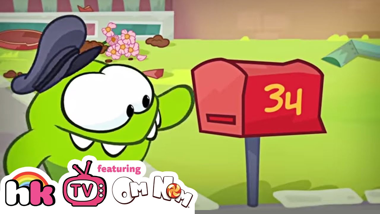 ⁣Om Nom Stories: Mailman  | Cut the Rope | Funny Cartoons for Kids | HooplaKidz TV