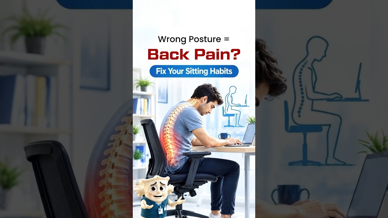 🪑 Sitting for Hours? Fix Your Posture | Spine & Back Care in Ludhiana | Kalyan Hospital