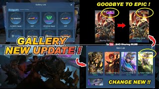 MLBB NEW GALLERY UPDATE | Dragon Tamer and Blazing Bounties Squad Skin Title Changed