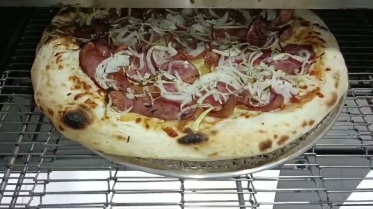 Forno de pizza esteira ( massa queimando, assando mais de um lado que no outro)