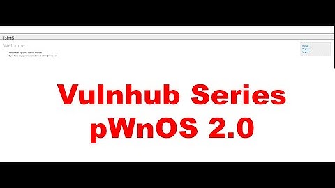 Cyber Security | Ethical Hacking |  Pentesting Lab | Vulnhub |  Walkthrough | pWnOS 2  | Method 2