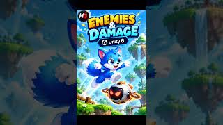 Add Enemies & Damage in Unity 6! 👾💥 | Part 7  #gamedevelopment #unitytutorial #unity6 #unity