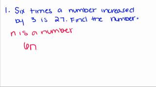 Famous Algebra Tutorial - 9 - Solving Word Problems with Equations Net Worth