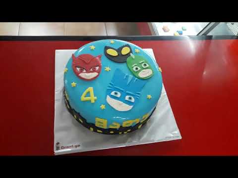 საბავშვო ტორტი \"PJ Masks\