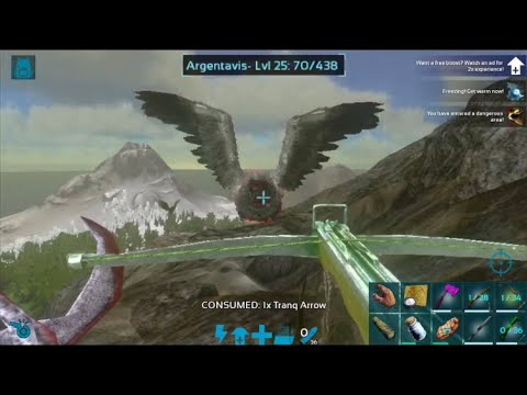Ark Mobile Argentavis Taming Youtube Ark Mobile Argentavis Taming Youtube