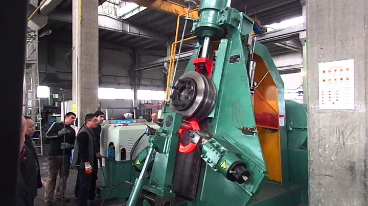 D51-1000E ring rolling machine worked in Turkey for flanges