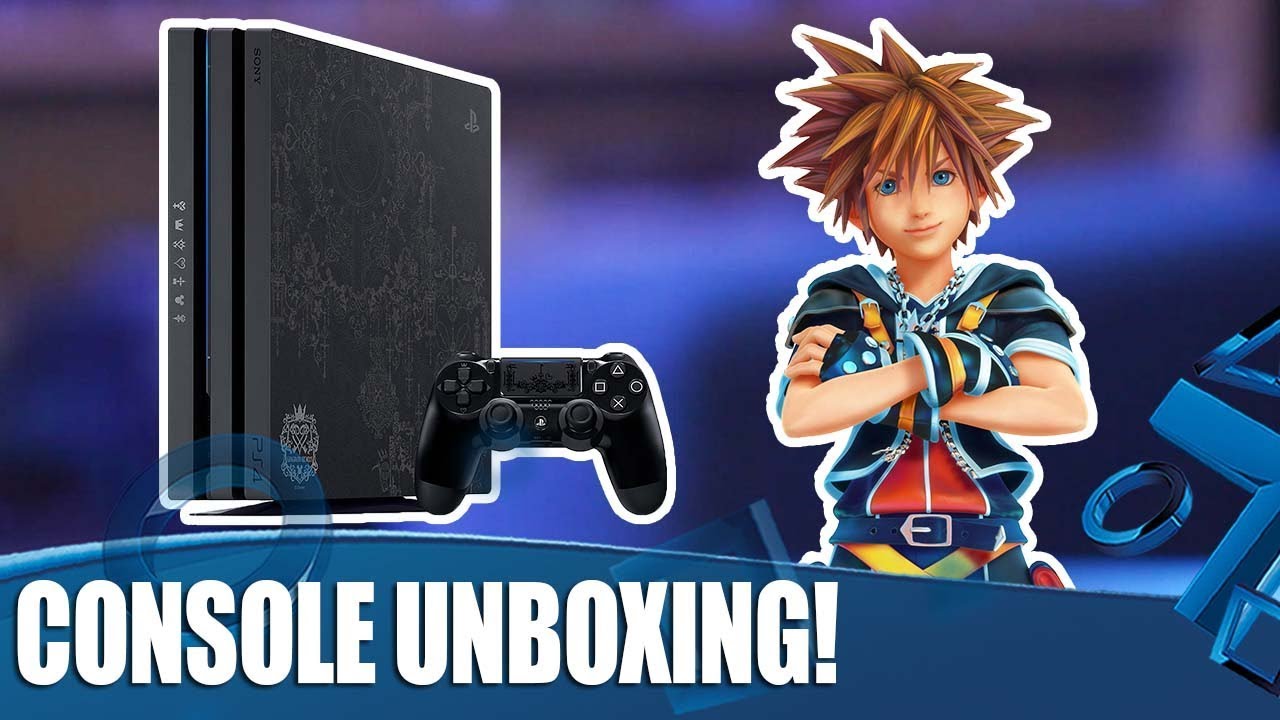 Kingdom Hearts 3 Limited Edition PS4 Pro Unboxing