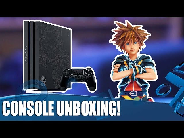 Kingdom Hearts 3 Edition PS4 Pro Unboxing - YouTube