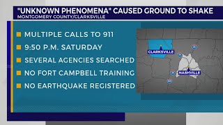 ‘Unknown phenomena’ caused ground to shake in Clarksville, police say