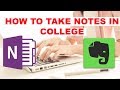 HOW TO TAKE NOTES IN COLLEGE