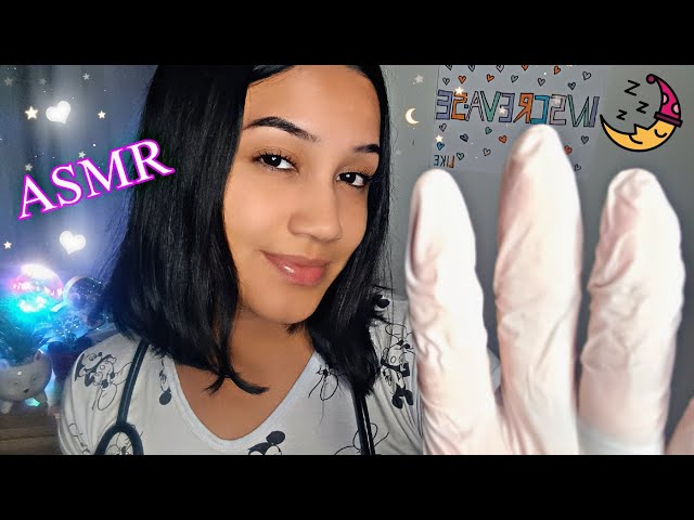 ASMR - Enfermeira 👩‍⚕️ cuidado de você 🩺💗 (arrepios e soninho garantido)