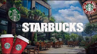 🎧스타벅스 매장음악 ☕ 실시간 음악 매장음악 광고없는🎼 週末の朝カフェBGM 🌻 STARBUCKS Soothing Jazz for work and study