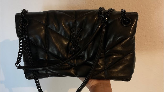 YSL MEDIUM SIZE PUFFER BAG REVEAL, WFIMG, AND COMPARISON! LV UNBOXING TO  COMPLETE MY TRIFECTA! 