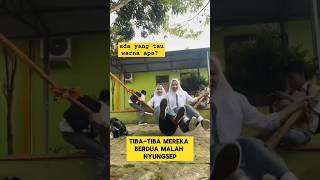 Momen Lucu Ketika Dua Wanita Naik Ayunan Nyungsep Bikin Ngakak  ngakak lucu nyungsep kocak