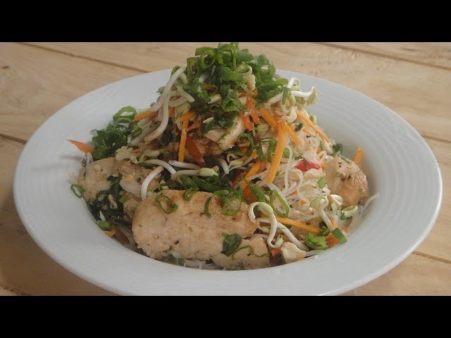 Asian Glass Noodle And Chicken Salad