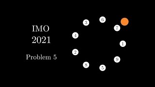 A simple solution to a difficult problem - Problem 5 at IMO 2021 (SoME1 submission)