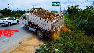 Nicely Start Project!! Transforming a Landfill with Dump Trucks & Dozers in Actions!