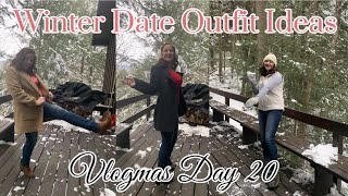 VLOGMAS DAY 20: Winter Date Outfit Ideas | Nichole Currier