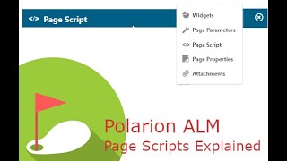 Polarion ALM Tutorial - Using Page Scripts for Custom Reports - Polarion Training #13