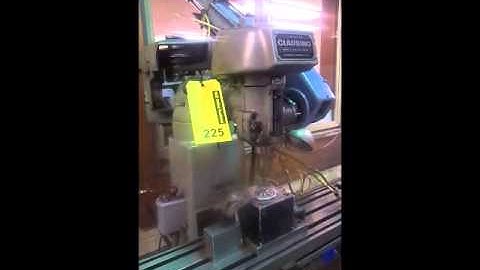 Online Auction Clausing Model 8530 Vertical Milling Machine
