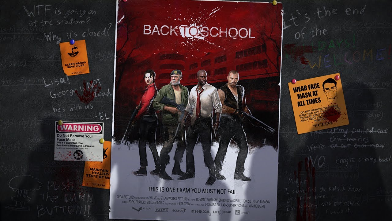 Left 4 Dead 2 Custom Campaign - Back To School