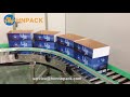 Hennopack Automatic top load case packer for mineral spring water bottle carton packer