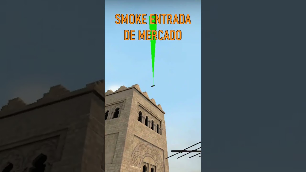 SMOKE ENTRADA DE MERCADO | MIRAGE | CSGO | (64 ticks)