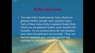 Research topic Part 3