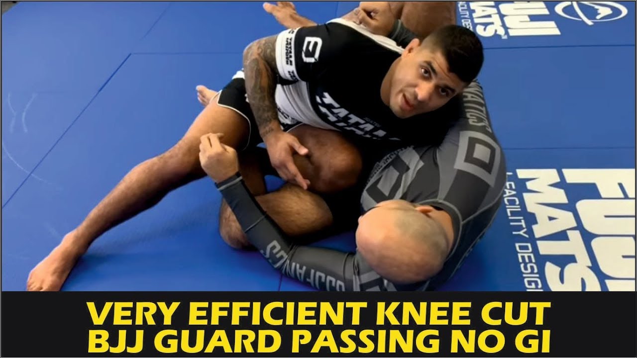 Very Efficient Knee Cut Bjj Guard Passing No Gi By Jt Torres Youtube