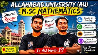 M.Sc Mathematics at AU 😳 Honest Student Review! #admissionopen #cuetpg #allahabaduniversity