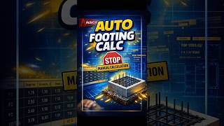 Stop Manual Calculation ❌ Auto Footing LISP Tool (Free Download)