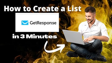 How to Create a List on Get Response (Updated for 2023)